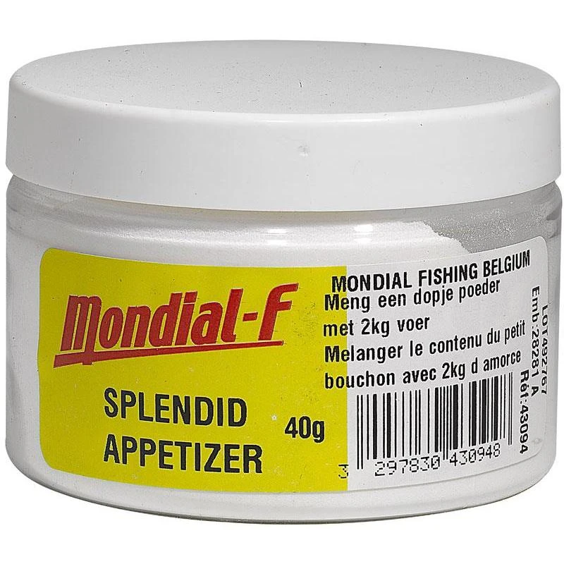 ADDITIF POUDRE MONDIAL-F SPLENDID APPETIZER - 40G 3 ADDITIF POUDRE MONDIAL-F SPLENDID APPETIZER - 40G