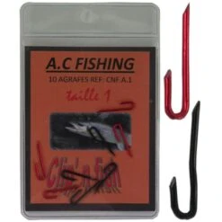AGRAFE TRUITE POUR MONTURE MULTI-LEURRE AC FISHING - PAR 10