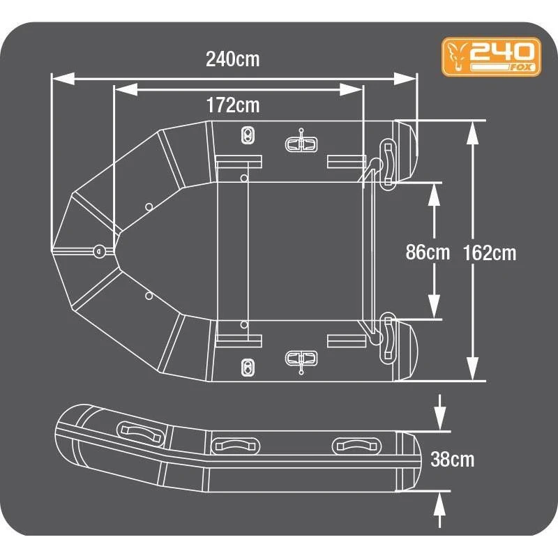 BATEAU PNEUMATIQUE FOX 240 4 BATEAU PNEUMATIQUE FOX 240 – Image 2
