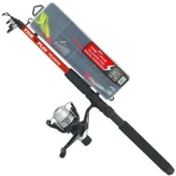 ENSEMBLE LANCER TELESCOPIQUE SERT KIT FISH ’N PLAY TELESPIN + 201RD + BOX