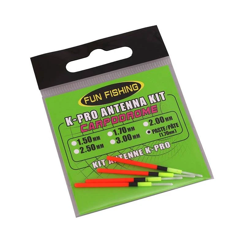 KIT ANTENNE FUN FISHING PASTE - PAR 4 3 KIT ANTENNE FUN FISHING PASTE - PAR 4