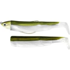 KIT LEURRE SOUPLE ARME FIIISH COMBO BLACK MINNOW 120 + TETE PLOMBEE SHALLOW