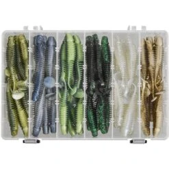 KIT LEURRES SOUPLES GUNKI VMAX TIPSY SXL CLEAR WATER