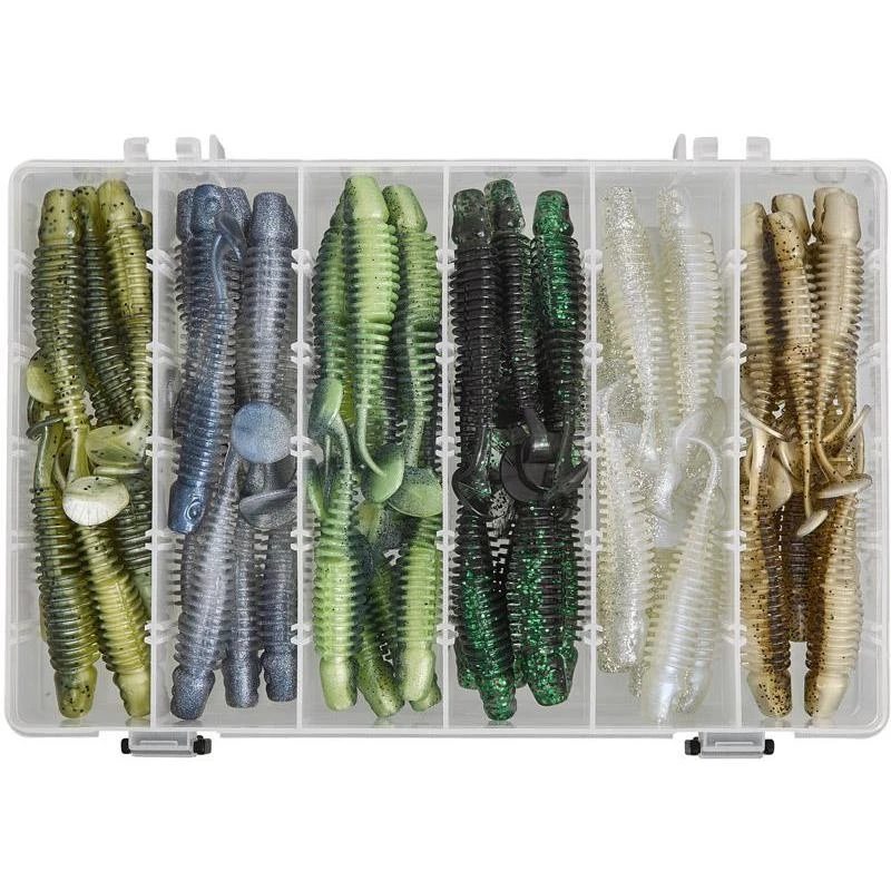 KIT LEURRES SOUPLES GUNKI VMAX TIPSY SXL CLEAR WATER 3 KIT LEURRES SOUPLES GUNKI VMAX TIPSY SXL CLEAR WATER