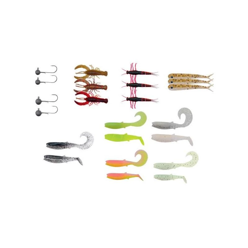 KIT LEURRES SOUPLES SAVAGE GEAR PERCH PRO KIT2 3 KIT LEURRES SOUPLES SAVAGE GEAR PERCH PRO KIT2