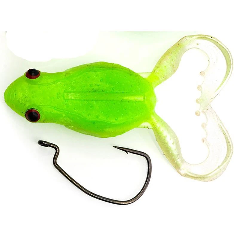 LEURRE SOUPLE CHASEBAITS FLEXI FROG - 6.5CM - PAR 3 3 LEURRE SOUPLE CHASEBAITS FLEXI FROG - 6.5CM - PAR 3