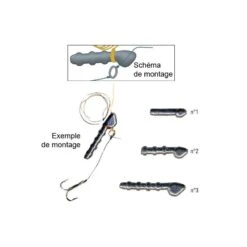 MONTURE BARRETTE VAIRON TECHNIPÊCHE LUXE