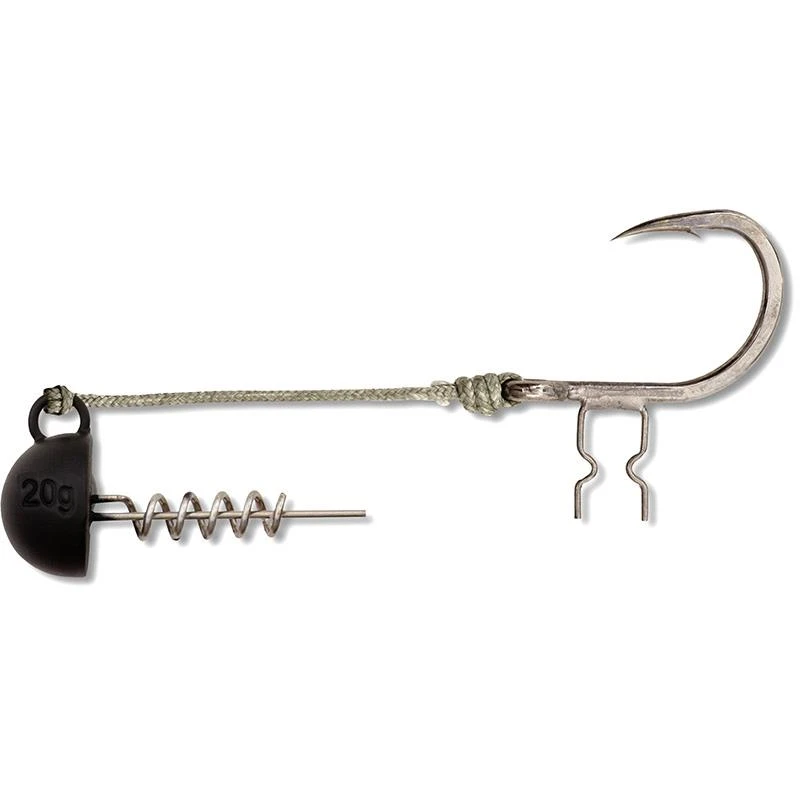 MONTURE BLACK CAT SHAD CLAW RIG 3 MONTURE BLACK CAT SHAD CLAW RIG