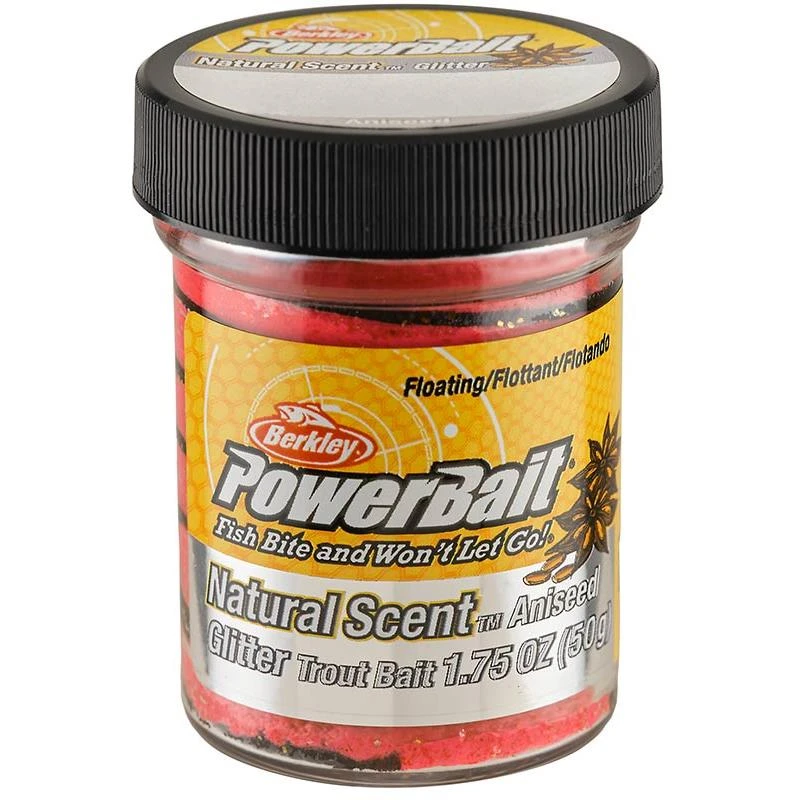 PATE À TRUITE BERKLEY POWERBAIT NATURAL GLITTER TROUT BAIT 3 PATE À TRUITE BERKLEY POWERBAIT NATURAL GLITTER TROUT BAIT