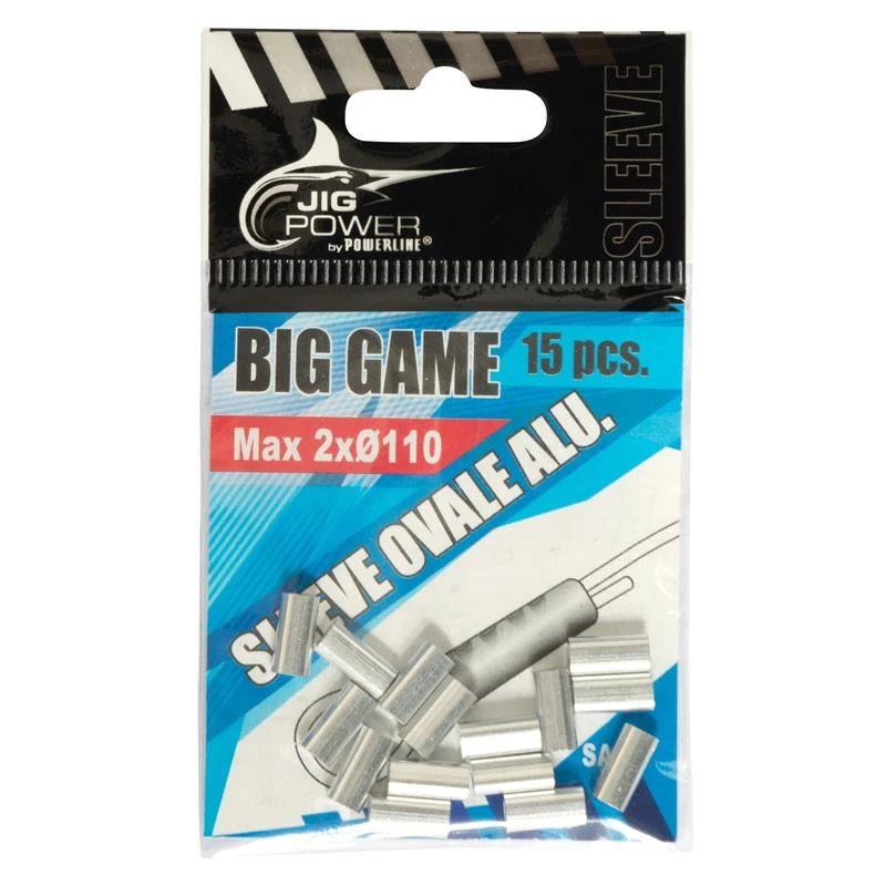 SLEEVE POWERLINE JIG POWER OVALE ALU 3 SLEEVE POWERLINE JIG POWER OVALE ALU
