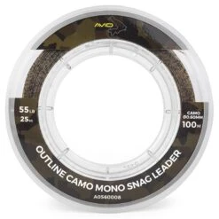 TETE DE LIGNE AVID CARP OUTLINE CAMO MONO LEADER - 100M