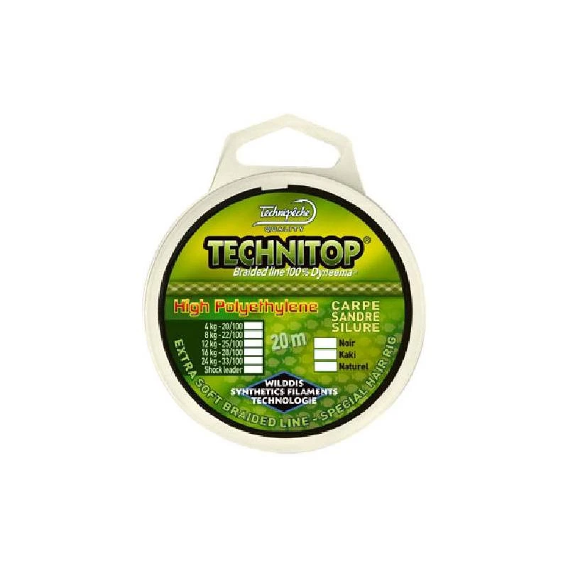 TRESSE A BAS DE LIGNE TECHNIPÊCHE TECHNITOP 3 TRESSE A BAS DE LIGNE TECHNIPÊCHE TECHNITOP