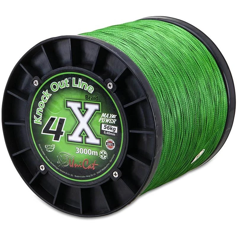 TRESSE UNICAT KNOCK OUT LINE 4X - 3000M 3 TRESSE UNICAT KNOCK OUT LINE 4X - 3000M